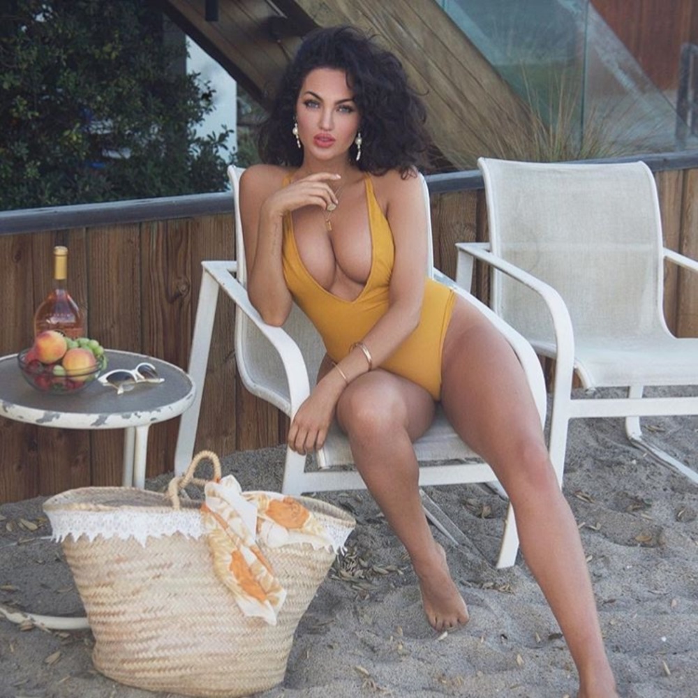 Windsor Mustard/gold One-piece Swimsuit (NWT)